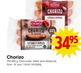 Matöppet Garant chorizo erbjuda