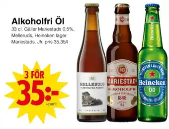 Matöppet Mariestads öl erbjuda