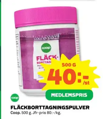 Coop fläckborttagning