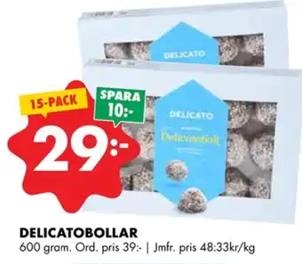 ÖoB Delicato kakor erbjuda