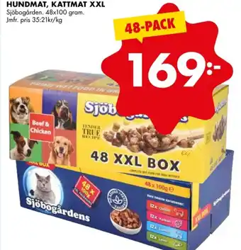 ÖoB Sjöbogården kattmat erbjuda