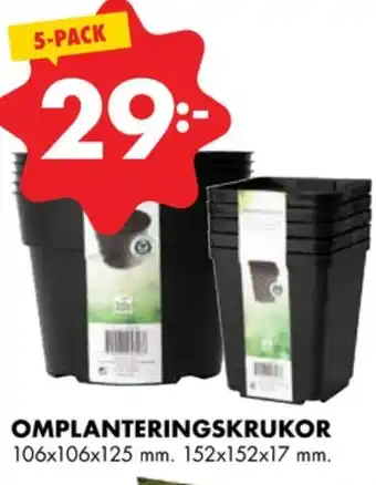 ÖoB Odla odlingskrukor erbjuda
