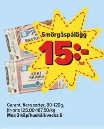 Östenssons Garant skinka erbjuda