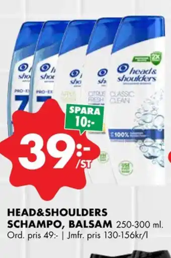 ÖoB Head&shoulders shampoo erbjuda