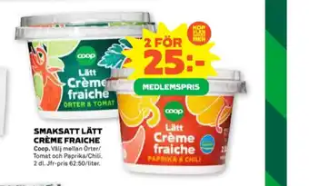 Stora Coop Coop crème fraiche erbjuda