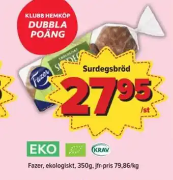 Östenssons Surdegsbröd erbjuda