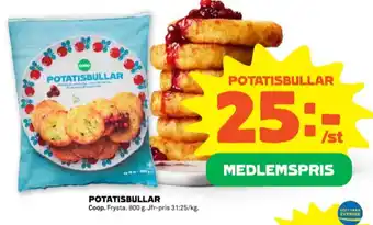 Stora Coop Coop potatisbullar erbjuda
