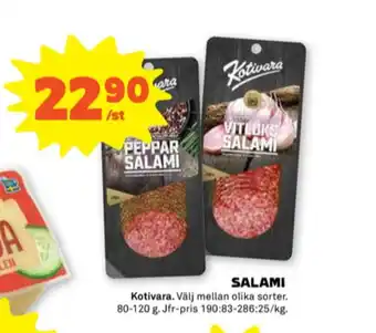 Stora Coop Kotivara oy salami erbjuda