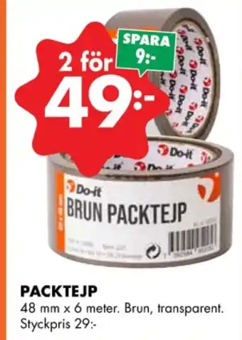 ÖoB Do-it tejp erbjuda