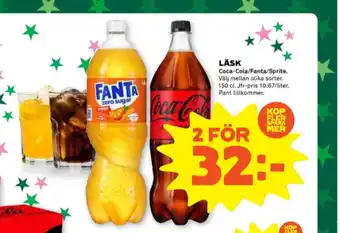Stora Coop Coca cola läskedryck erbjuda
