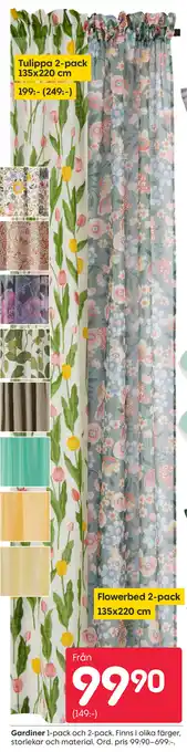 Rusta Gardiner erbjuda