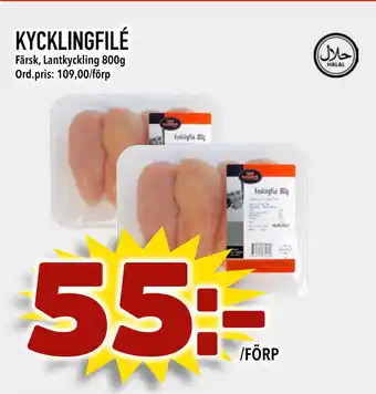 Din Mat KYCKLINGFILÉ erbjuda