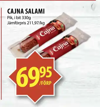 Matvärlden Tensta CAJNA SALAMI erbjuda