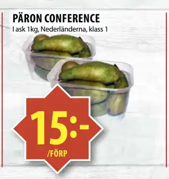 Matvärlden Tensta PÄRON CONFERENCE erbjuda