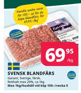 Tempo SVENSK BLANDFÄRS erbjuda