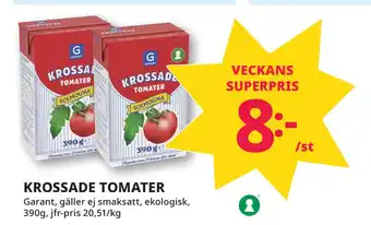 Tempo KROSSADE TOMATER erbjuda