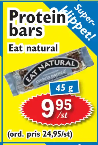 T-jarlen Protein bars erbjuda