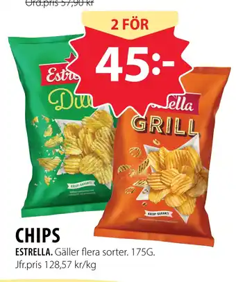Handlar'n CHIPS erbjuda