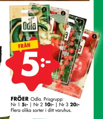 ÖoB FRÖER erbjuda