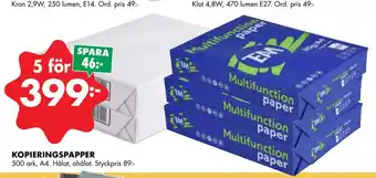 ÖoB KOPIERINGSPAPPER erbjuda
