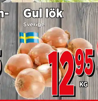 Supergrossen Gul lök erbjuda
