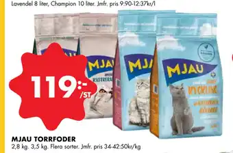 ÖoB MJAU TORRFODER erbjuda