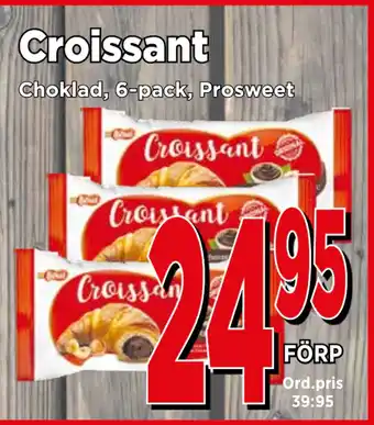 Supergrossen Croissant erbjuda