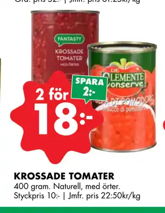 ÖoB KROSSADE TOMATER erbjuda