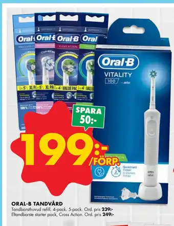 ÖoB ORAL-B TANDVÅRD erbjuda
