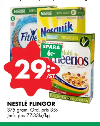 ÖoB NESTLÉ FLINGOR erbjuda