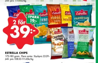 ÖoB ESTRELLA CHIPS erbjuda