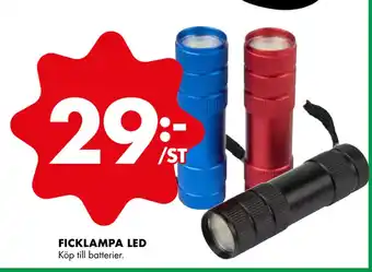 FICKLAMPA LED