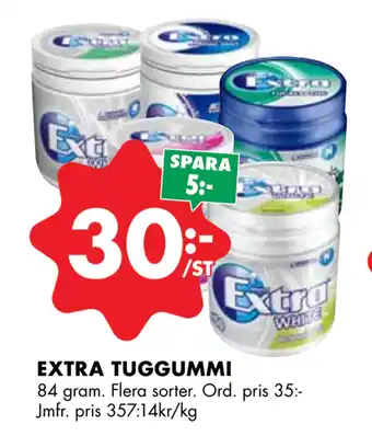 ÖoB EXTRA TUGGUMMI erbjuda
