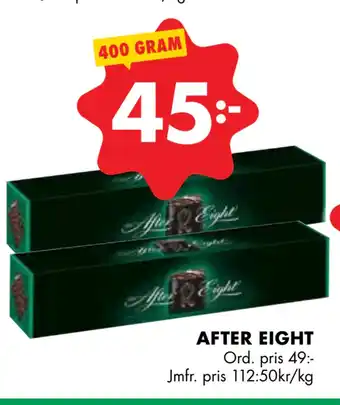 ÖoB AFTER EIGHT erbjuda