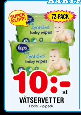 Nya Pulsen VÅTSERVETTER erbjuda
