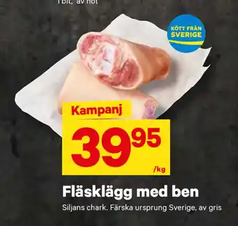 minmatbutik Fläsklägg med ben erbjuda