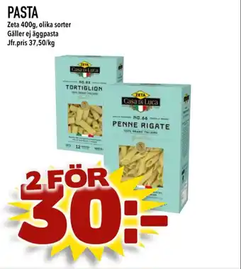 Supergrossen PASTA erbjuda