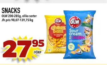Supergrossen SNACKS erbjuda