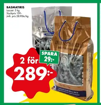 ÖoB Lazzat basmatiris erbjuda