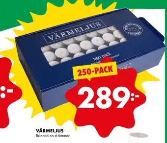 ÖoB Solstickan värmeljus erbjuda
