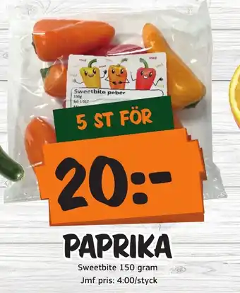 Bazaar Food market PAPRIKA erbjuda