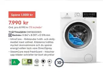 Electrolux Home TVÄTTMASKIN erbjuda