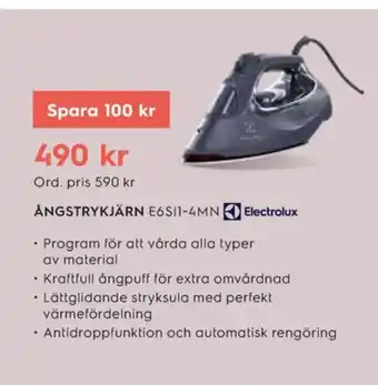 Electrolux Home Electrolux strykjärn erbjuda