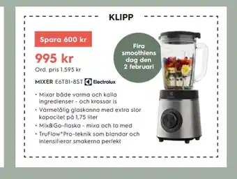 Electrolux Home Electrolux blender erbjuda