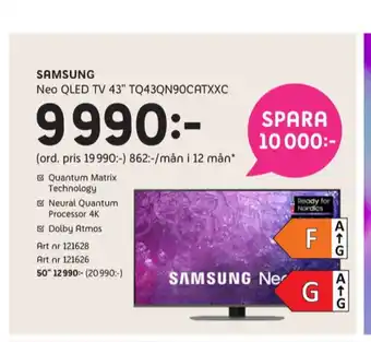 Elon Samsung tv erbjuda
