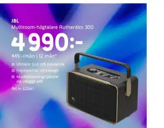 Elon Jbl högtalare erbjuda