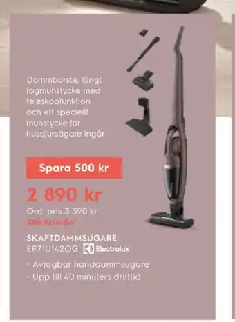 Electrolux Home Electrolux dammsugare erbjuda