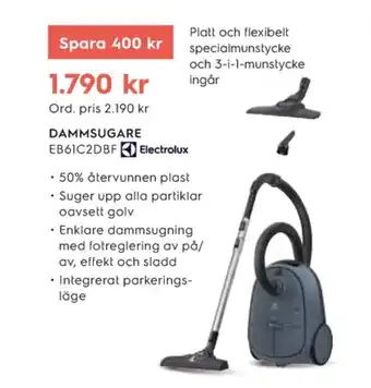 Electrolux Home Electrolux dammsugare erbjuda