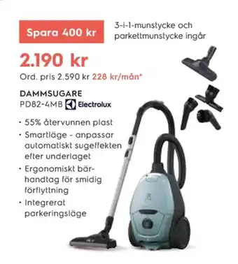 Electrolux Home Electrolux dammsugare erbjuda