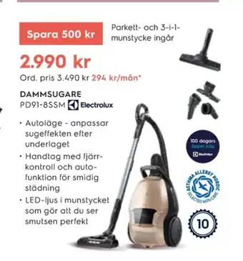 Electrolux Home Electrolux dammsugare erbjuda